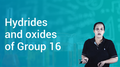 Hydrides and oxides of Group 16