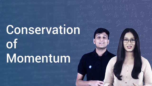 conservation of momentum definition in hindi