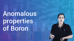 Anomalous properties of Boron