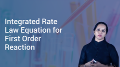 Integrated Rate Law Equation for First Order Reaction