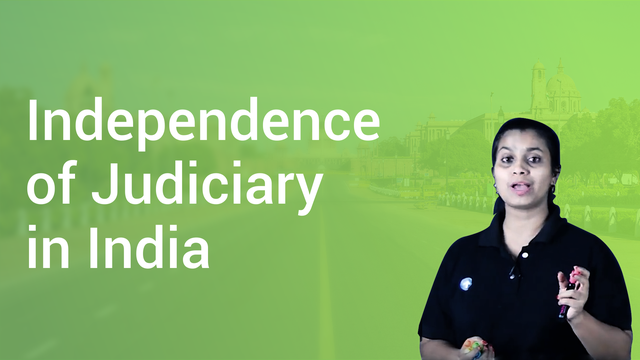 independence-of-judiciary-in-india-in-hindi-civics-video-lectures