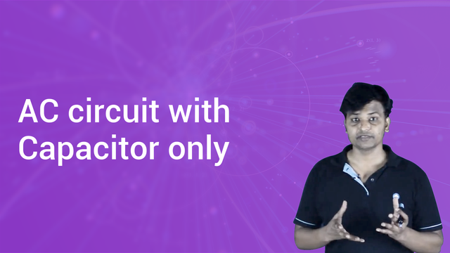 AC circuit with Capacitor only in English | Physics Video Lectures