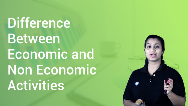 Difference Between Economic And Non Economic Activities In Hindi Business Studies Video Lectures