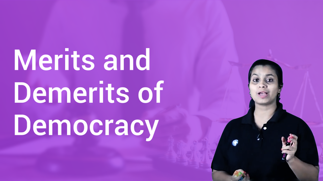  Merits And Demerits Of Democracy In Hindi Civics Video Lectures